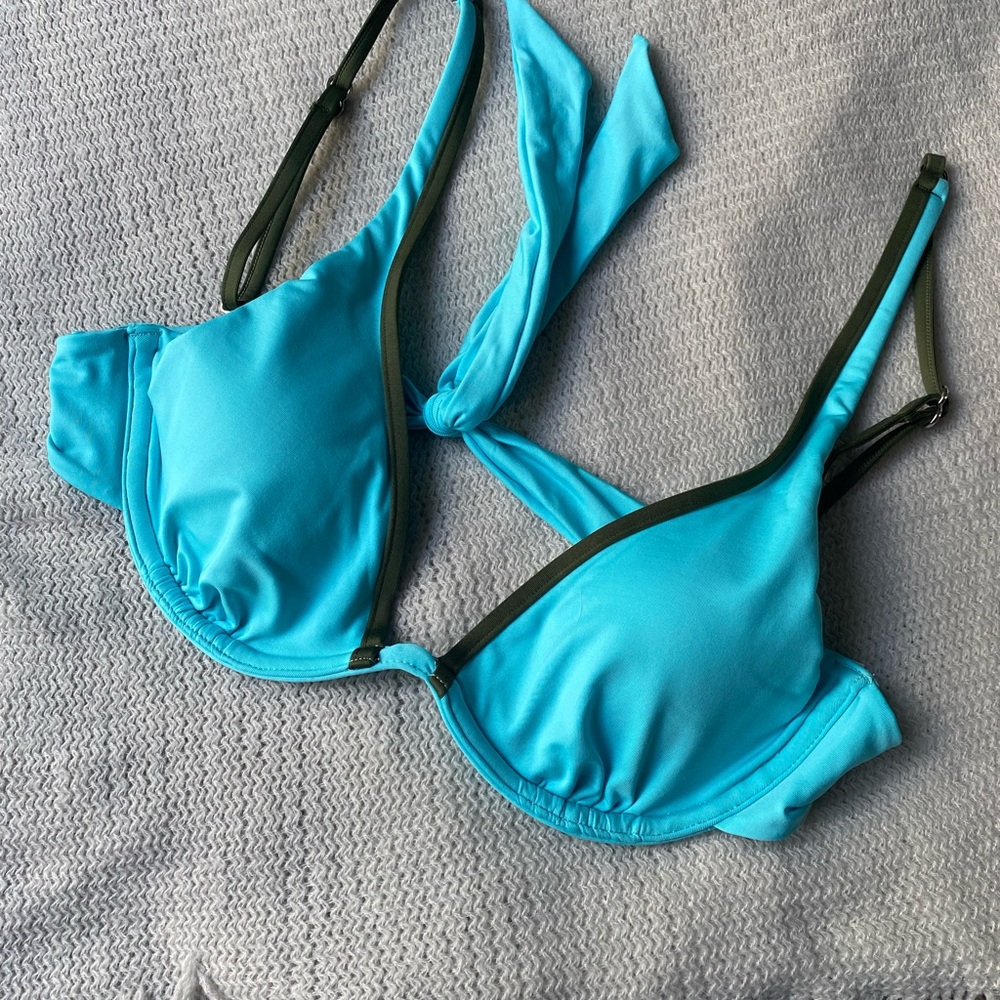 SOLD NWOT🌱 VS Blue/Green Bikini Set - Picture 2 of 7